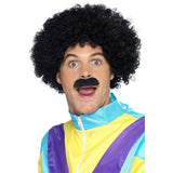 Smiffys Scouser set with black wig and moustache, imported from the UK