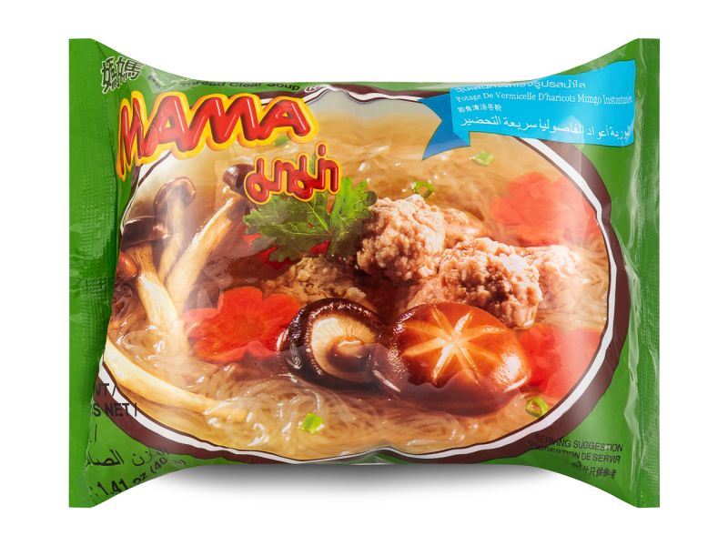 Mama bean thread clear soup mung bean vermicelli, imported from the UK