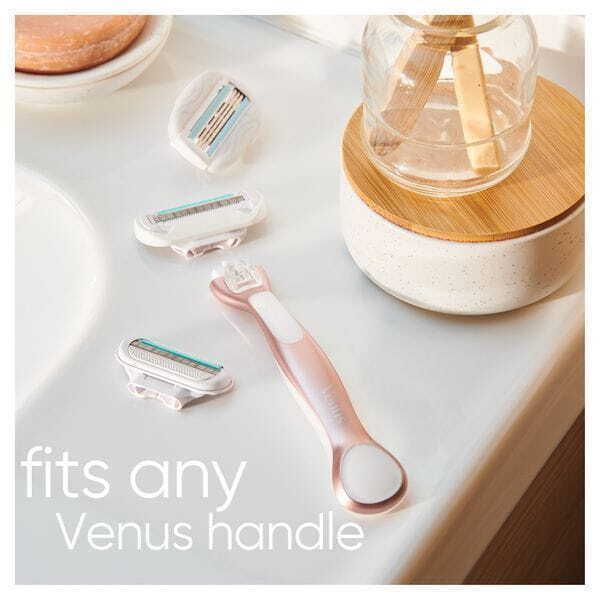 Venus Deluxe Smooth Sensitive RoseGold Razor - 1 Blade GOODS Sainsburys   