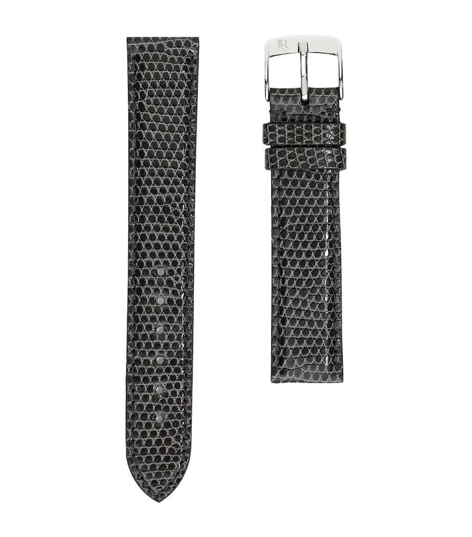 Jean Rousseau lizard-pattern leather watch strap 14mm - British product