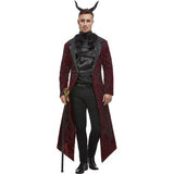 Smiffys Mens Deluxe Devil Costume, Red