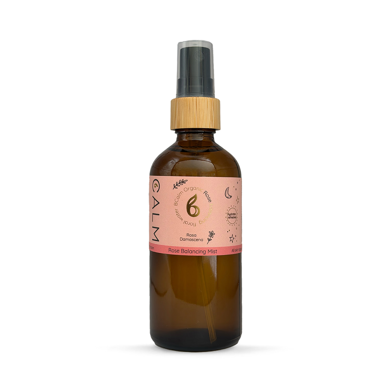 B Calm organic rose mist toner 100 ml, imported from the UK