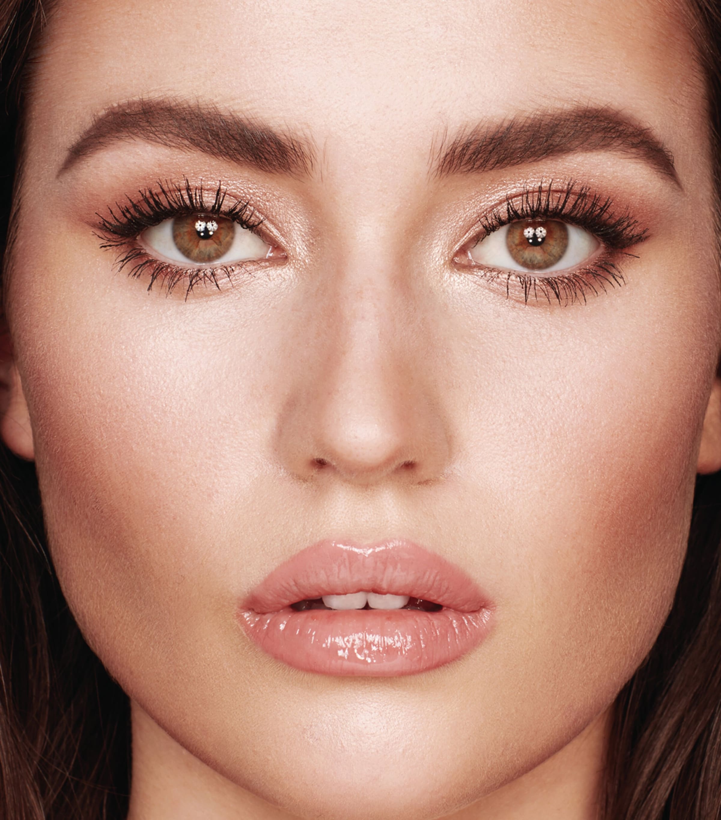 Charlotte Tilbury eye shadow palette with four shades - British product