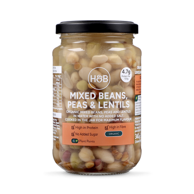 Holland & Barrett Holland & Barrett Mixed Beans Peas and Lentils Organic Cooked 340g- Buy online at McGrocer