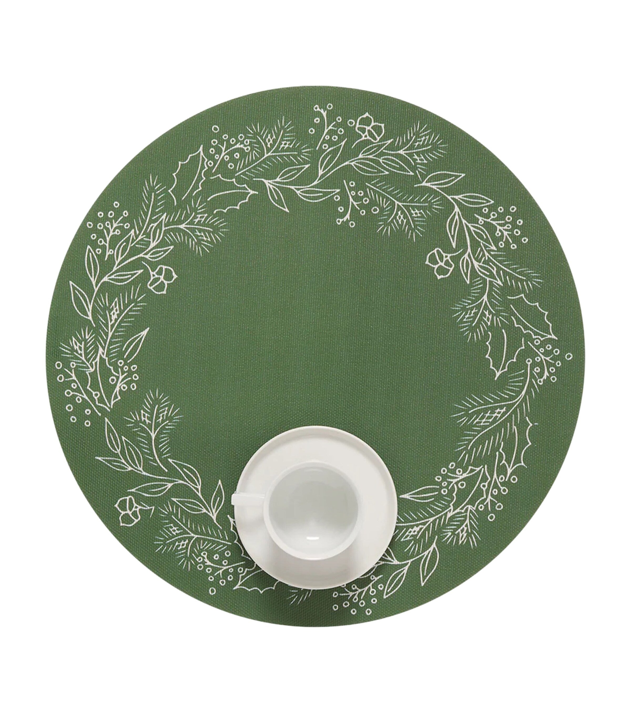 Chilewich x Martha Stewart wreath placemat 38cm - British product