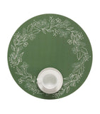 Chilewich x Martha Stewart wreath placemat 38cm - British product