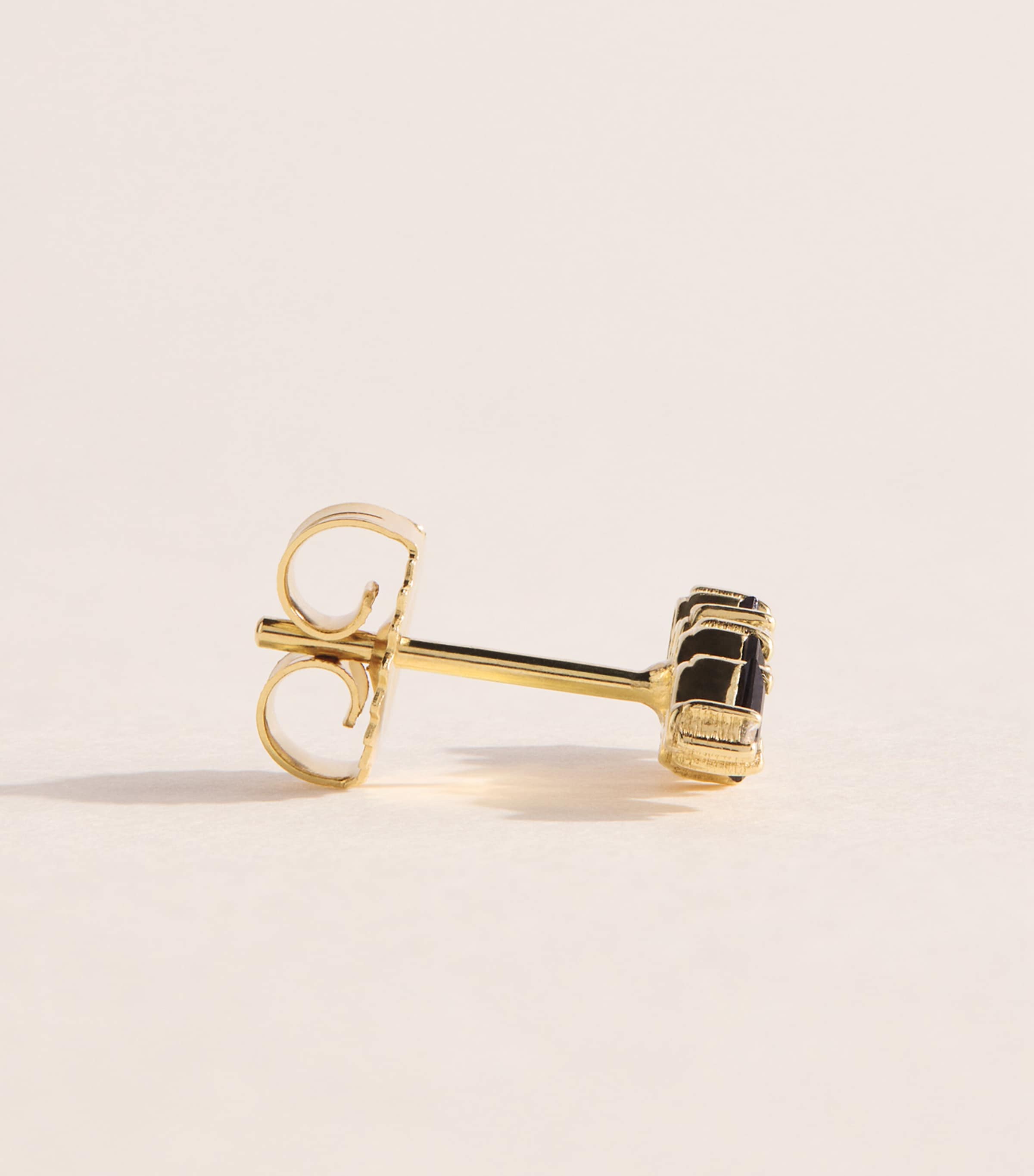 Suzanne Kalan Frenzy stud earrings black sapphires diamonds imported from the UK