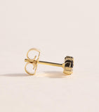 Suzanne Kalan Frenzy stud earrings black sapphires diamonds imported from the UK