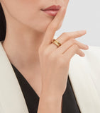 Bvlgari B.zero1 Rock Two-Band Ring 18kt yellow gold - British product