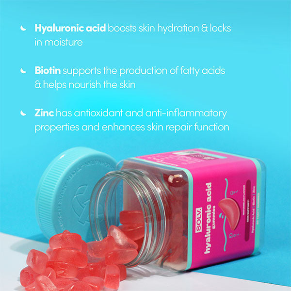 SOLV. Hyaluronic Acid - 60 Gummies GOODS Superdrug   