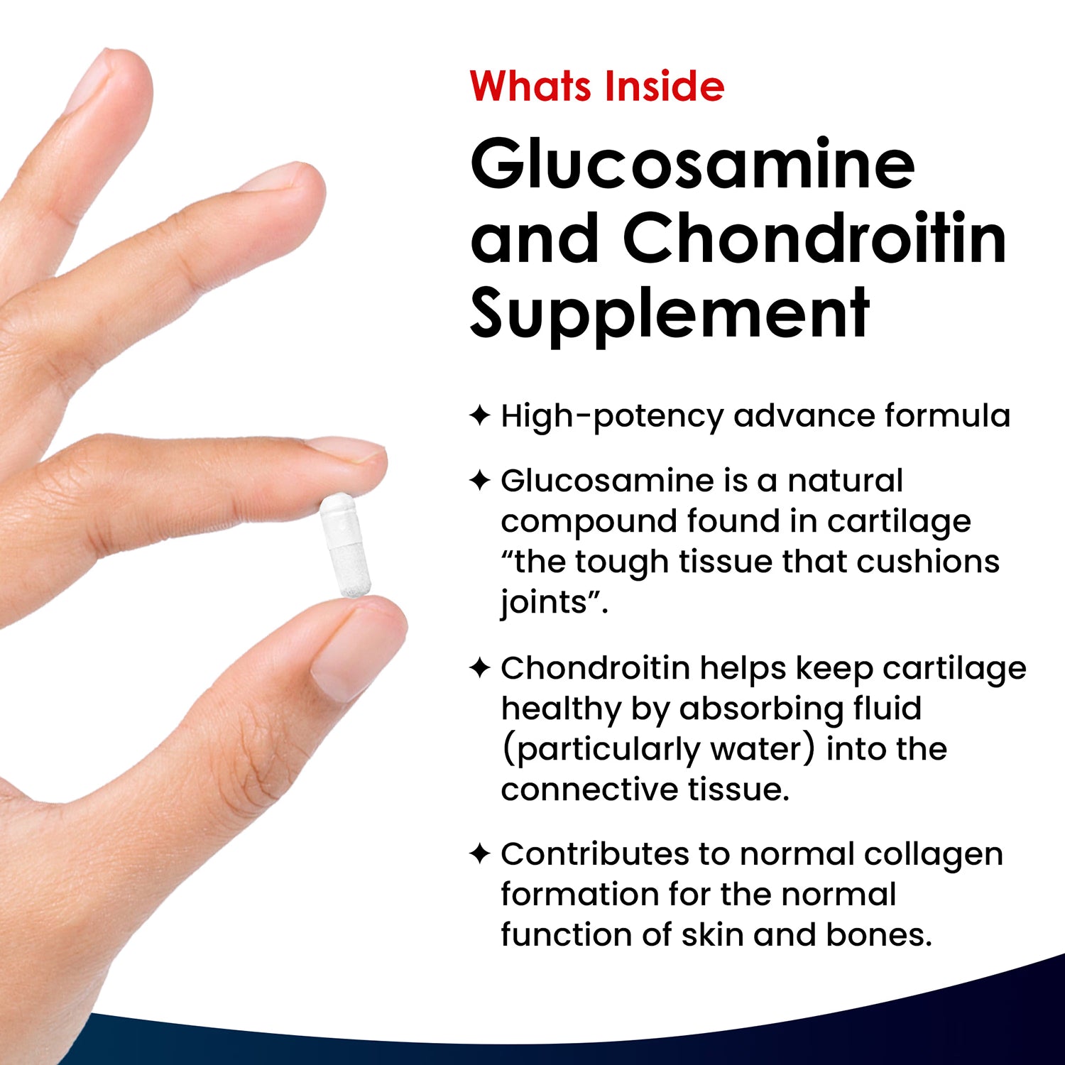 New Leaf Glucosamine & Chondroitin capsules 365 count, imported from the UK
