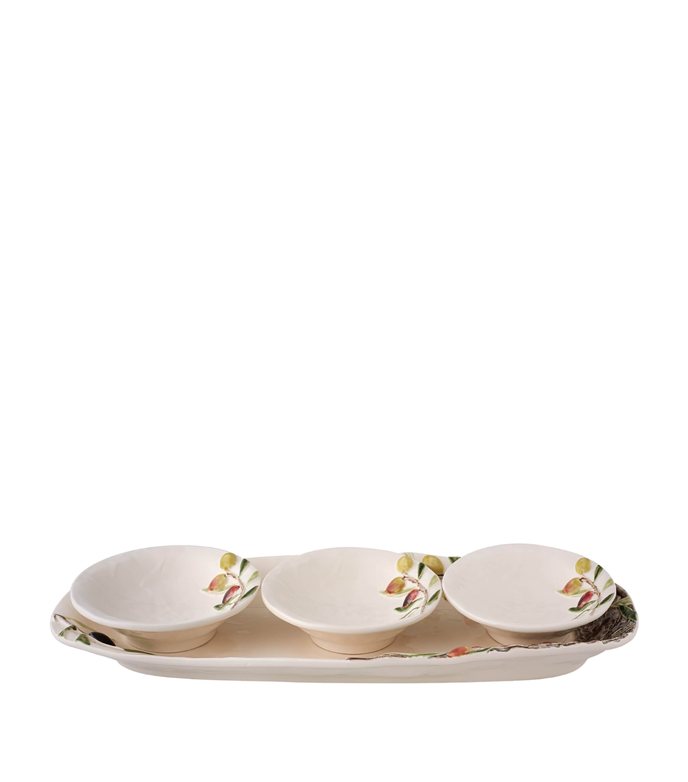 Bordallo Pinheiro x Esporão Olival platter and bowl set - British product