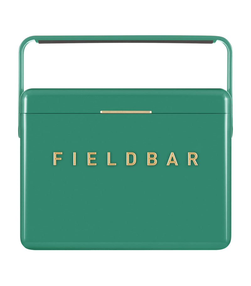 Fieldbar mini bar cooler box with leather sling 4L - British product
