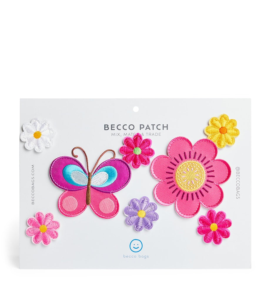 Becco Bags Garden Party patch set 8 pieces, imported from the UK