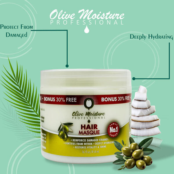 Hair masque Olive Moisture Professional (British brand)