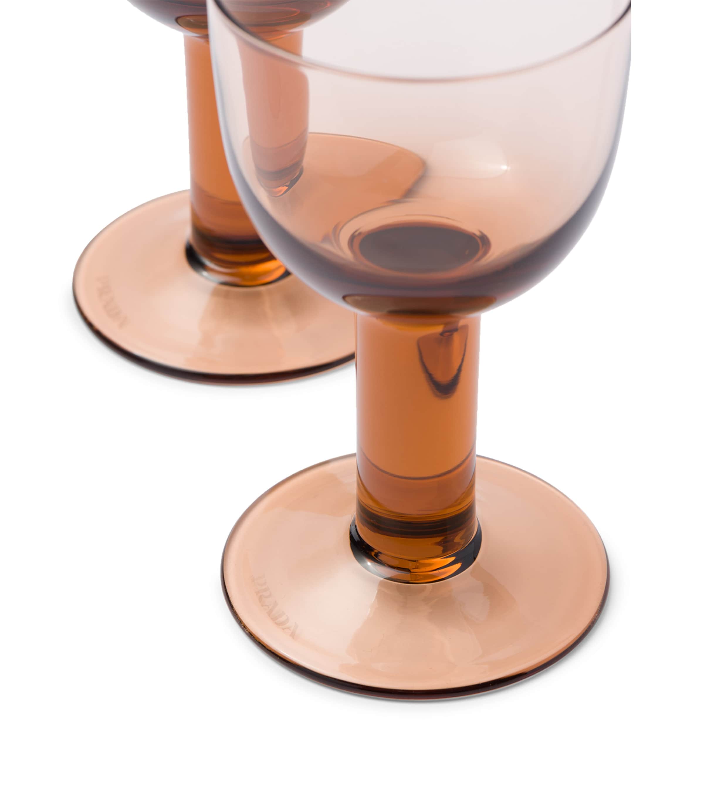Prada Plinth white wine glasses set of 2, imported from the UK