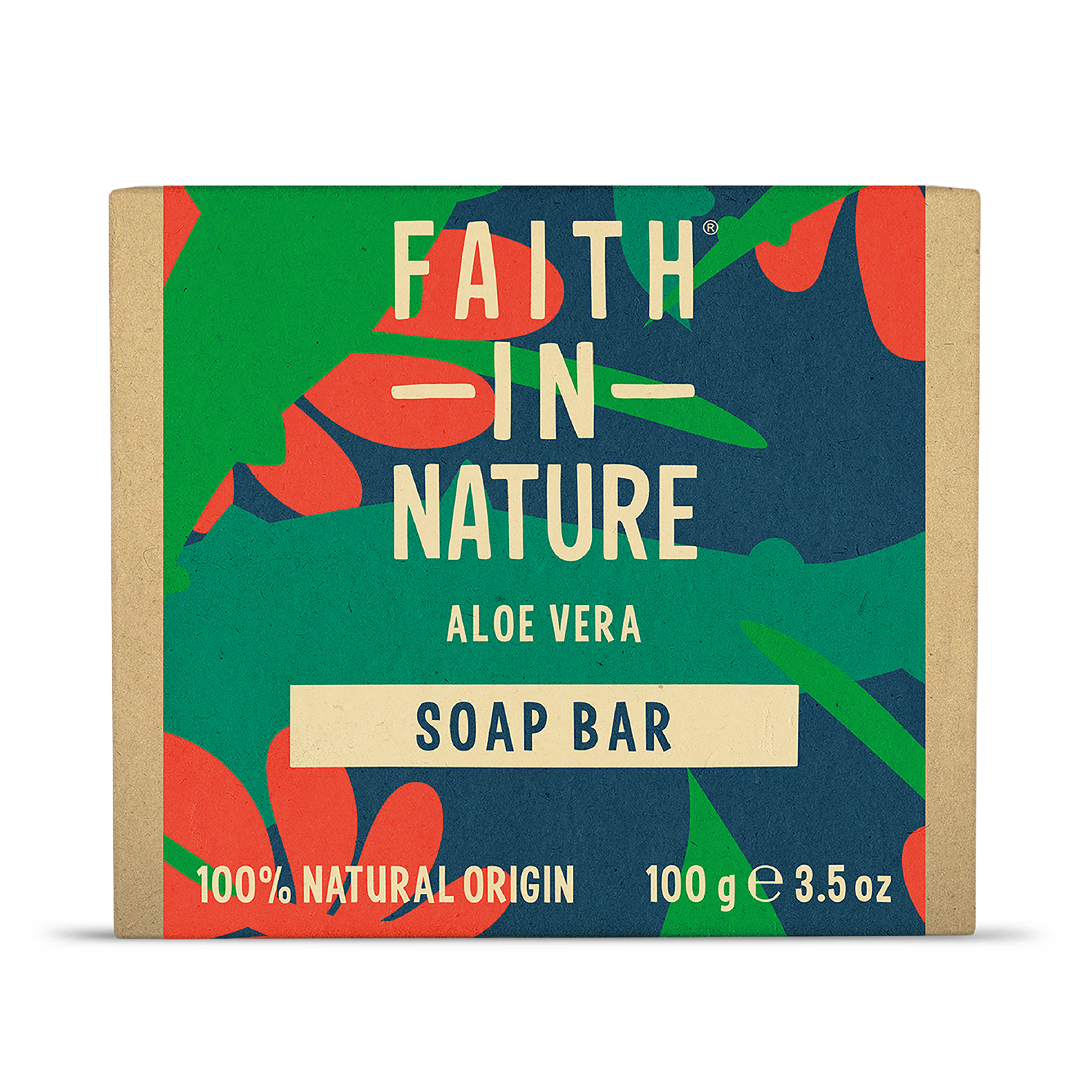 Faith In Nature Soap Bar Aloe Vera 100g - British product
