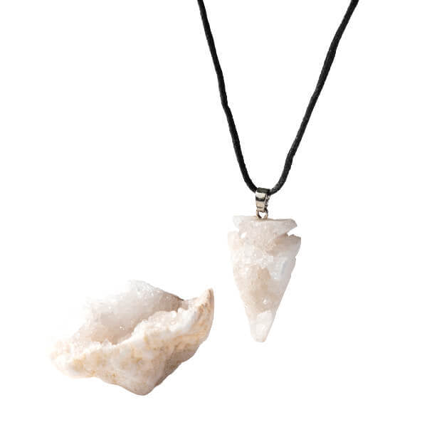 Myga geode quartz gift set, hand-selected stones - British product