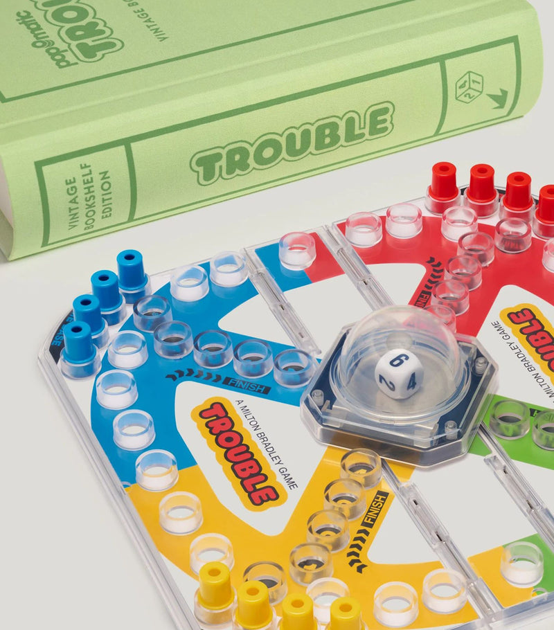 Trouble Vintage Bookshelf Edition board game (British brand)