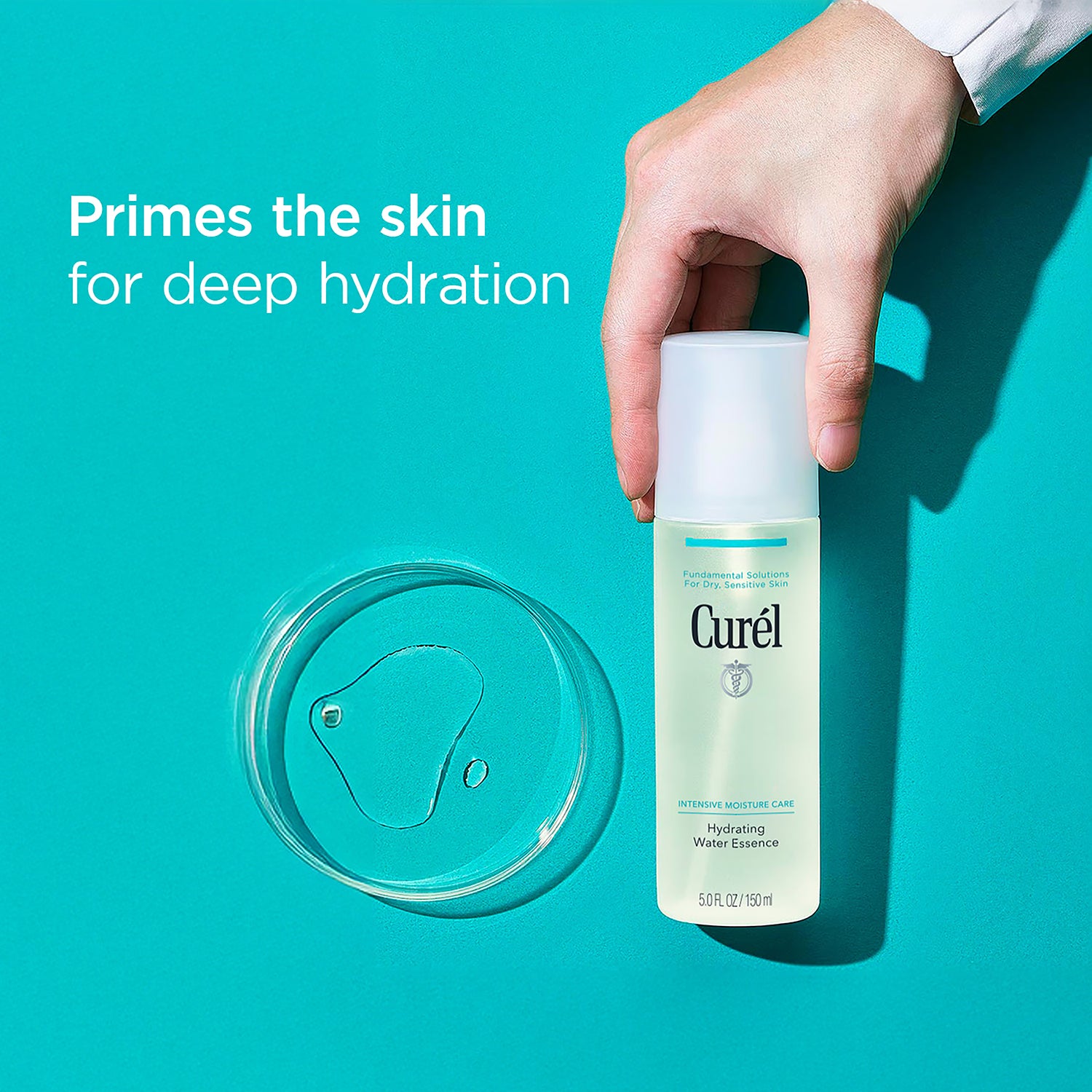 Curél Hydrating Water Essence 150ml for sensitive skin, imported from the UK