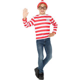 Smiffys Where's Wally instant costume kit, imported from the UK