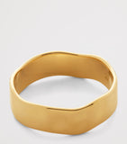 Monica Vinader Gold Vermeil Siren Me ring (British brand)