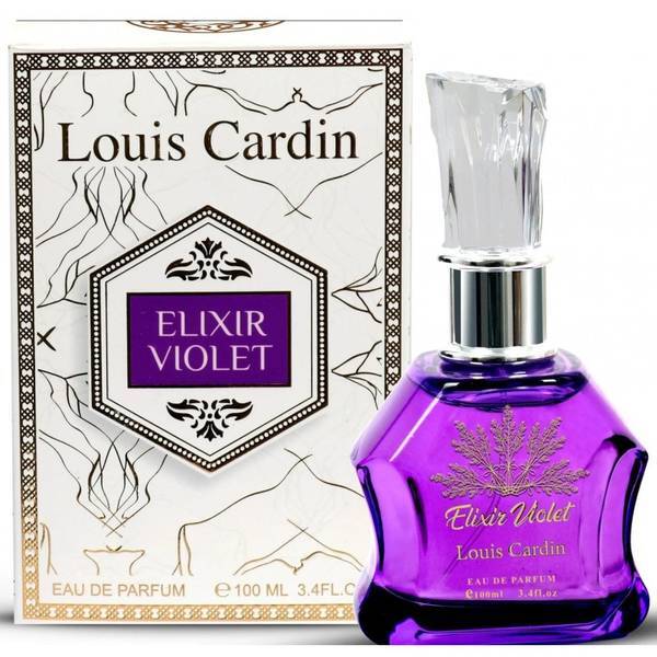 Louis Cardin Elixir Violet perfume 100ml, imported from the UK
