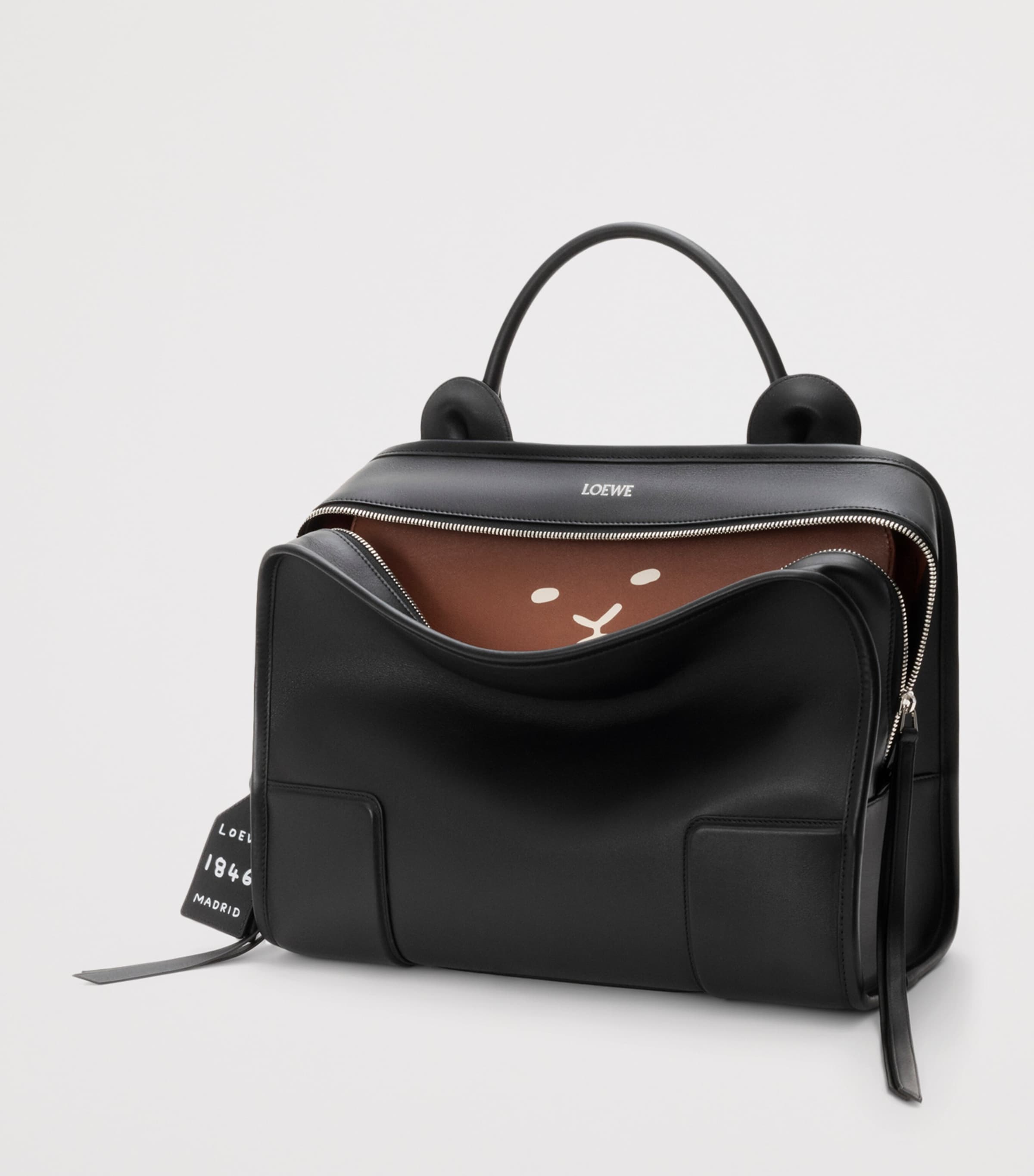 LOEWE Amazona 180 shoulder bag calfskin suede animal face - British product