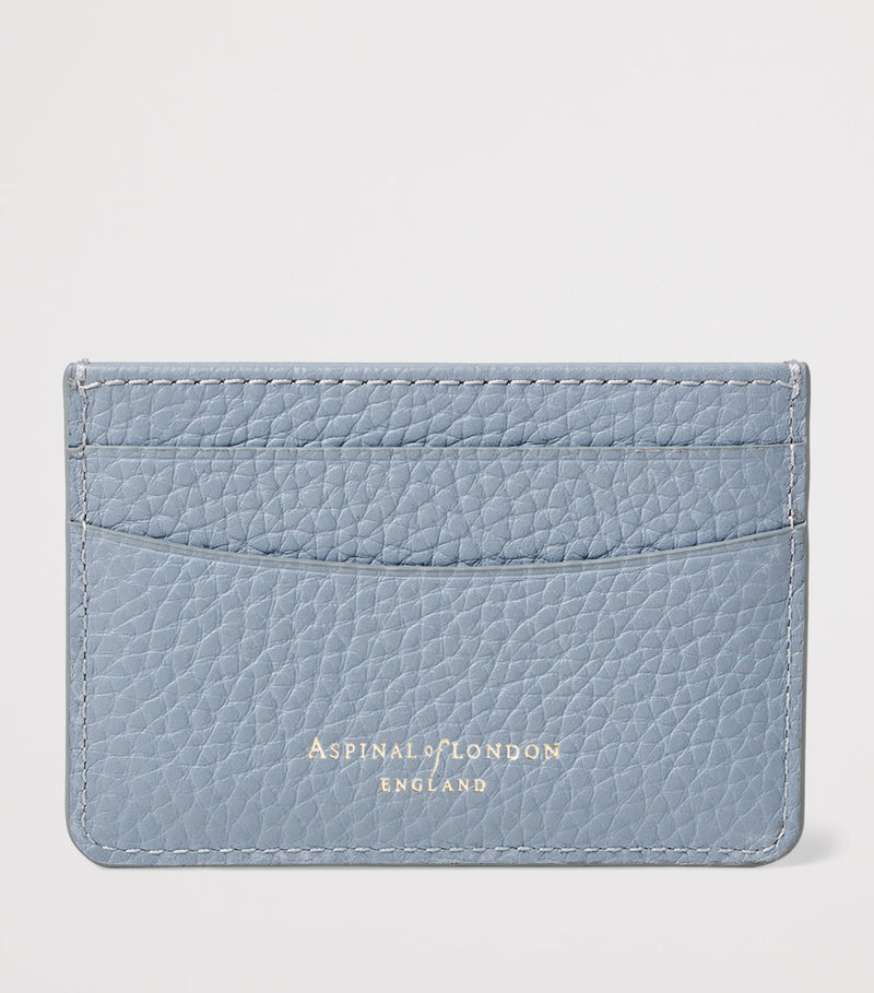 Aspinal of London leather logo card holder, imported from the UK