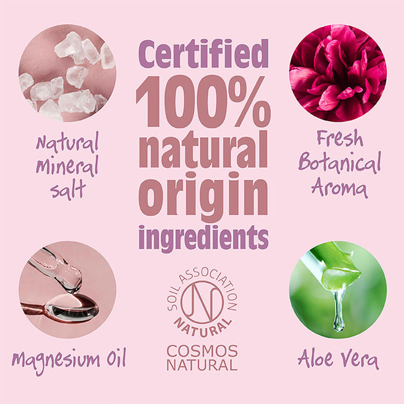 Salt of the Earth Peony Blossom natural deodorant spray 100ml (British brand)