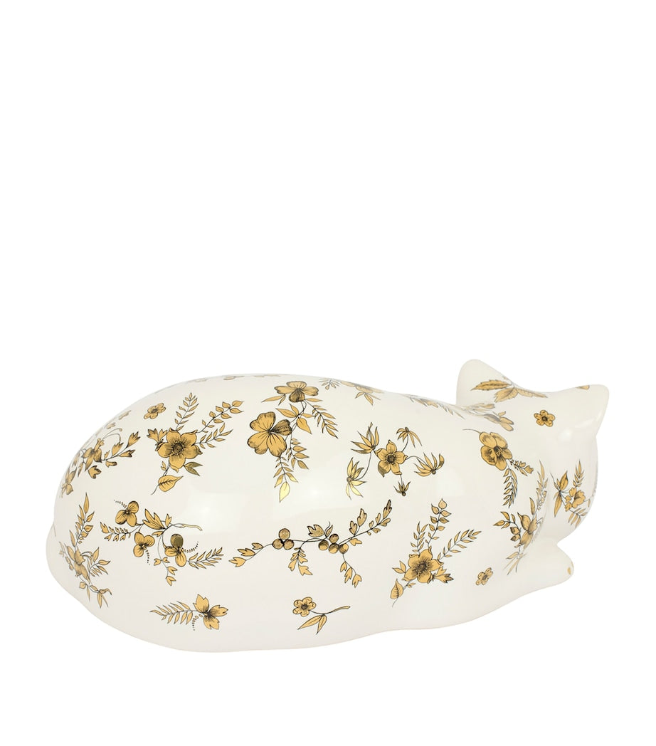 Fornasetti ceramic cat ornament Fiorato, imported from the UK