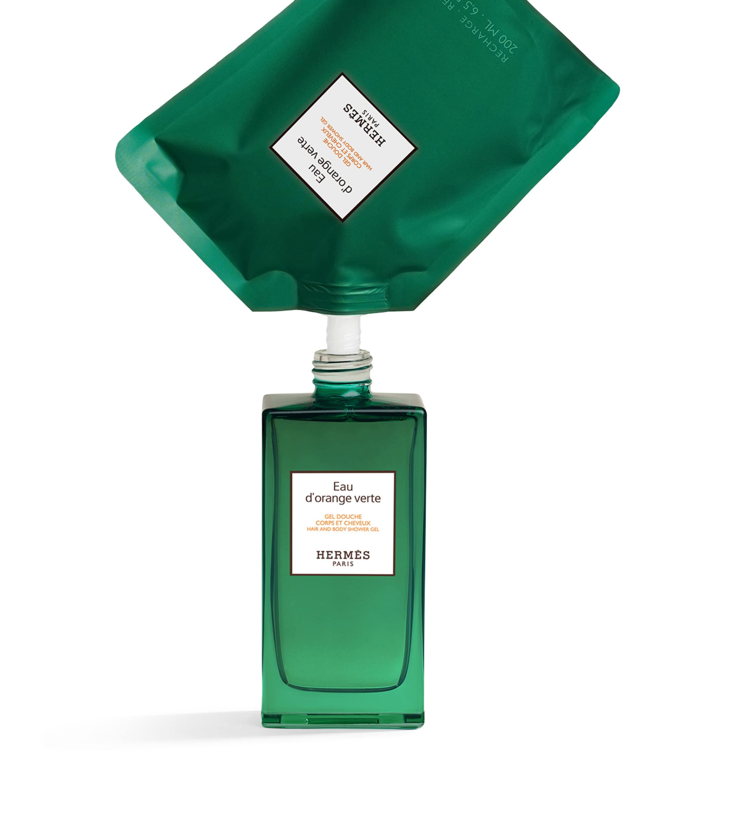 Hermès Eau d'orange verte shower gel 200ml, imported from the UK