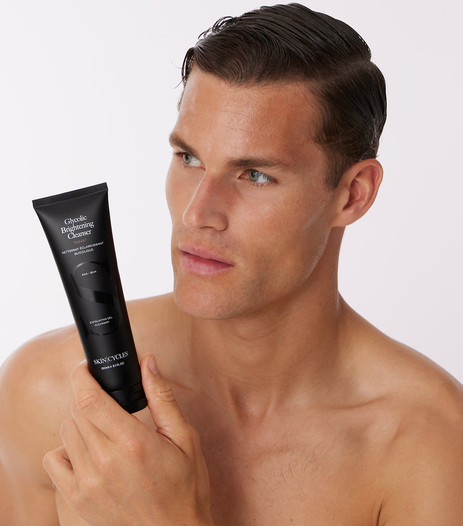 SKIN - CYCLES Glycolic Brightening Gel Cleanser 150ml (British brand)