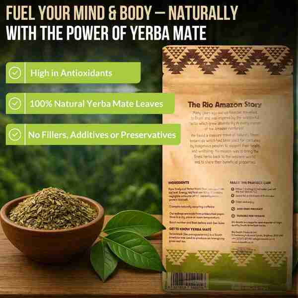 Rio Amazon Yerba Mate teabags 90 - British product