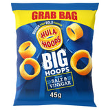 Hula Hoops Salt & Vinegar Flavour Big Hoops Sharp 45g GOODS Sainsburys   