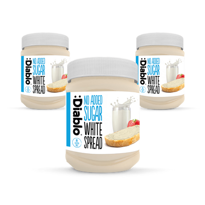 Holland & Barrett Diablo No Added Sugar White Chocolate Spread 350g Pack of 3- Buy online at McGrocer