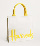 Harrods small cotton logo tote bag (British brand)
