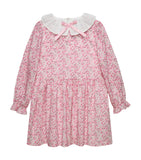 Trotters cotton liberty print dress for girls 6-11 years (British brand)