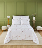 Yves Delorme Gaura super king bedcover floral print 285x250cm, imported from the UK