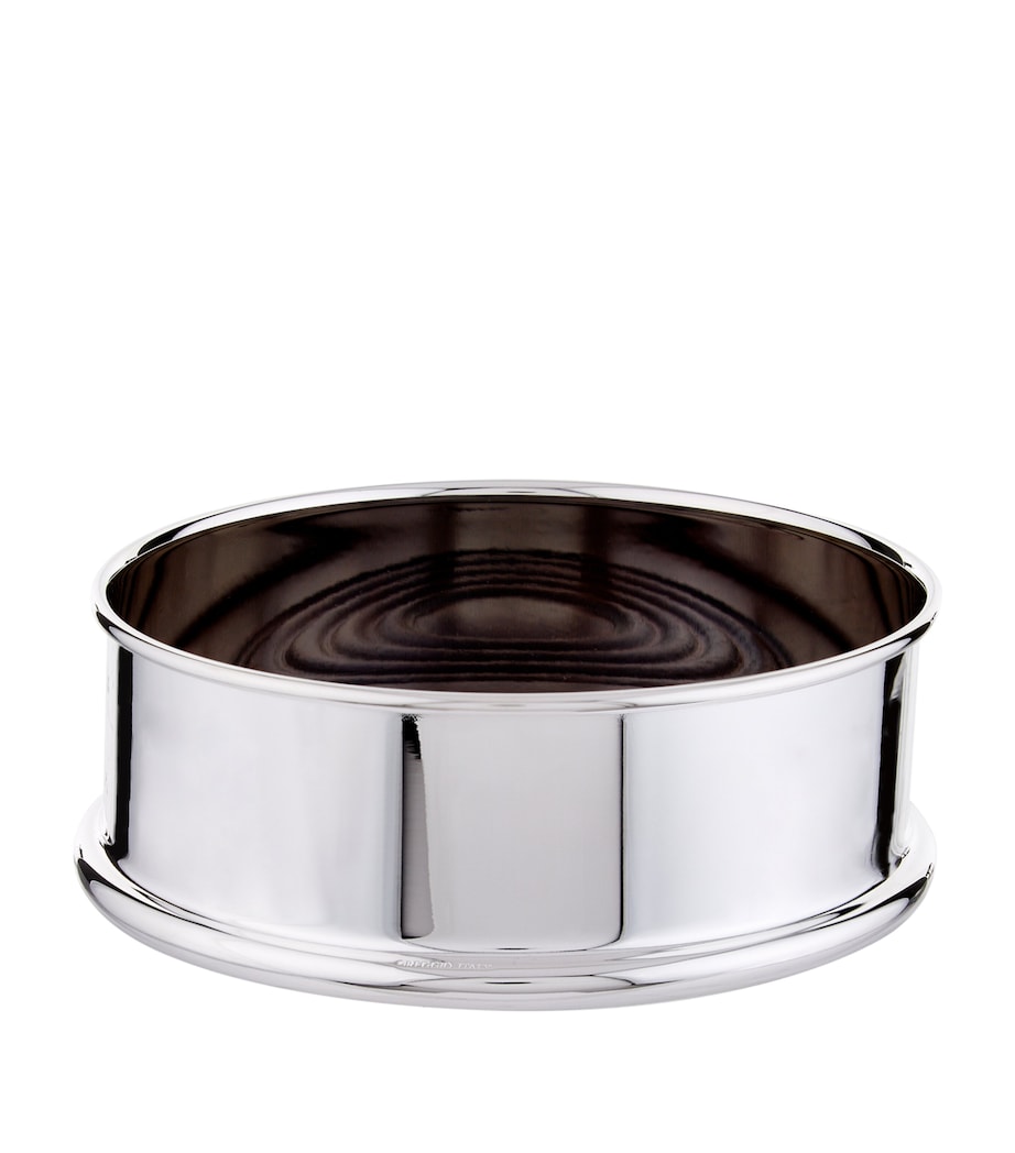 Greggio silver plated Georgian bottle coaster, UK version