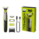 Philips OneBlade 360 for Face & Body with 5-in-1 Adjustable Comb, Body Comb & Skin Guard - Trim, Edge, Shave - QP2834/20 GOODS Boots   