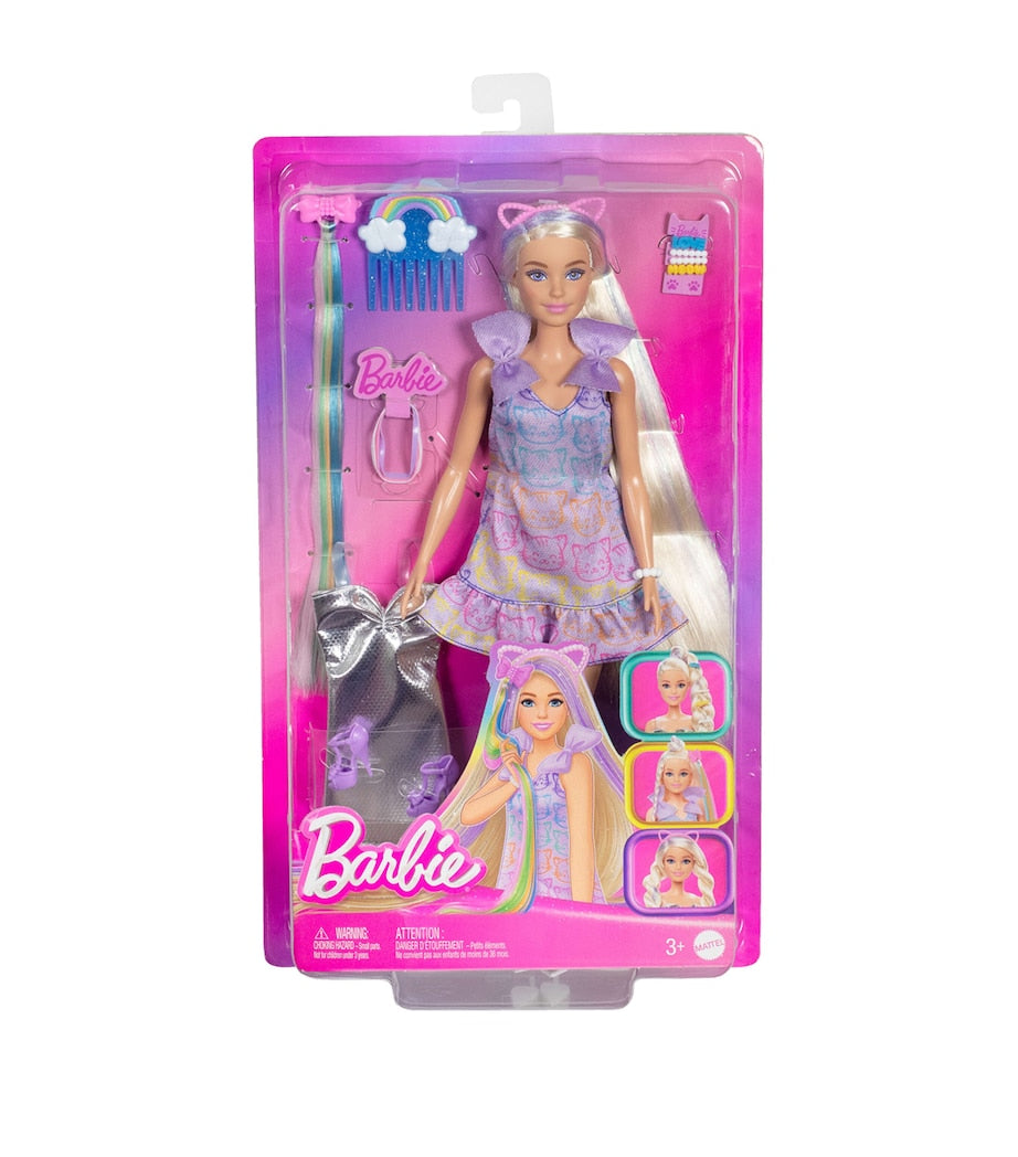 Barbie Fun and Fancy doll with hair styling accessories - British product