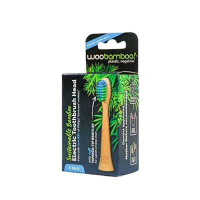 Superdrug Woobamboo Electronic Toothbrush Heads 6 Pack- Buy online at McGrocer