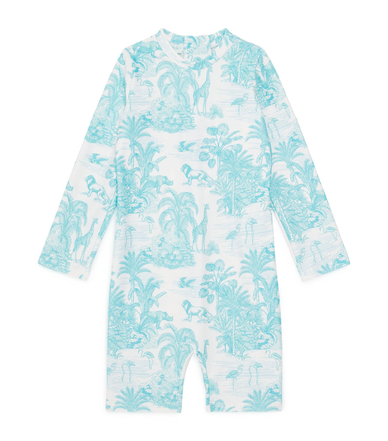Marie Raxevsky printed long sleeve children's swimsuit 2-6 years, imported from the UK