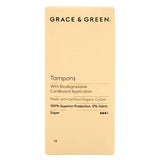 Grace & Green Applicator Tampons - Super 14 pack GOODS Holland&Barrett   