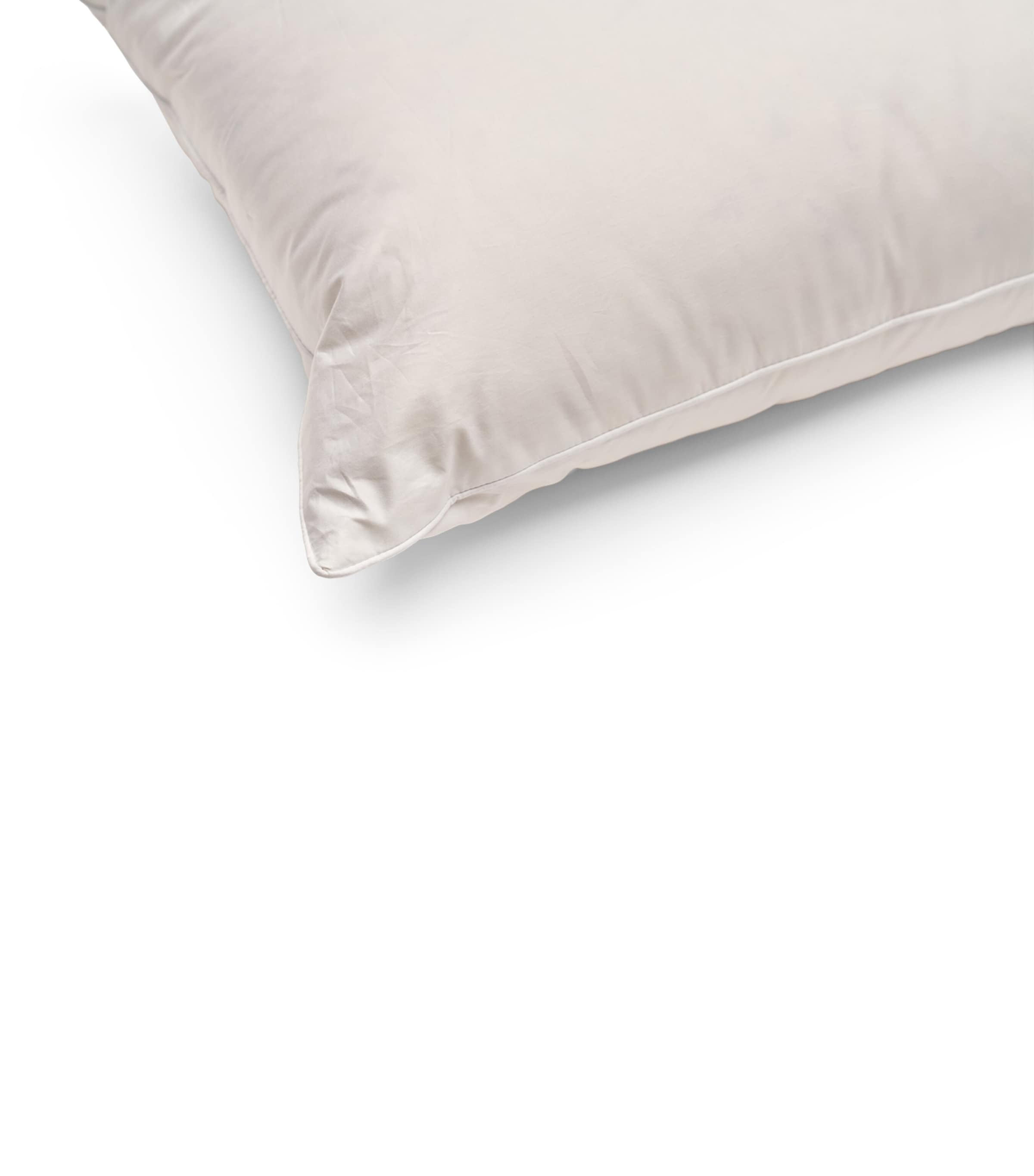 Vispring cotton down-filled pillow 90cm x 50cm (British brand)