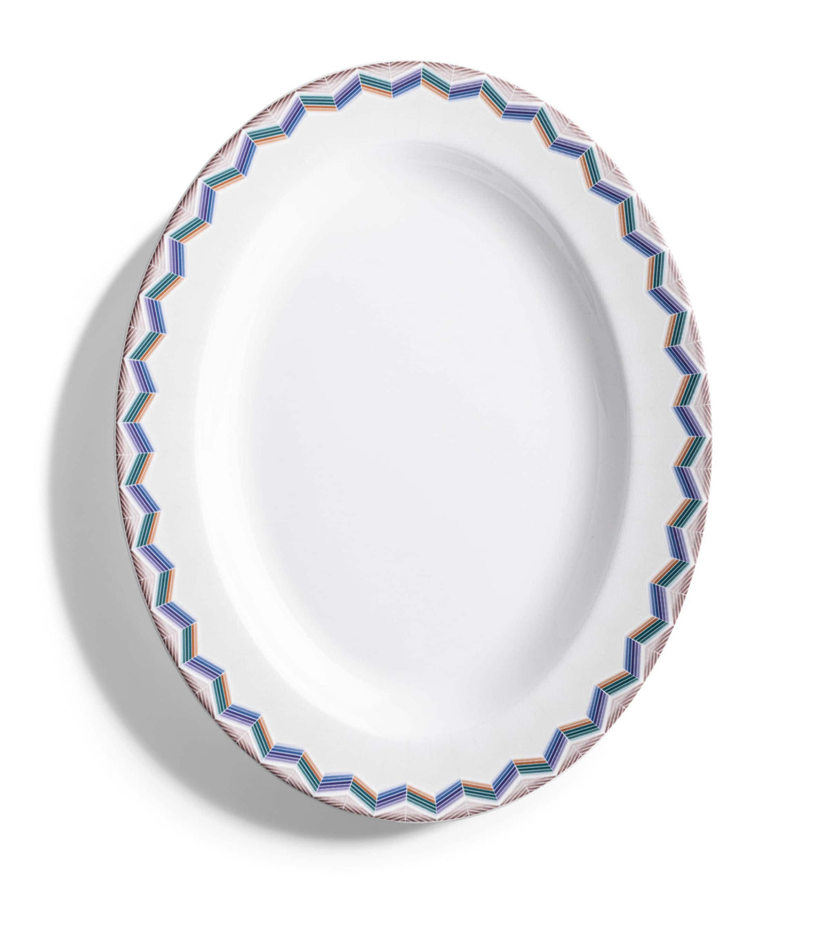 Missoni Home Zigzag Jarris 148 oval plate 36cm, imported from the UK