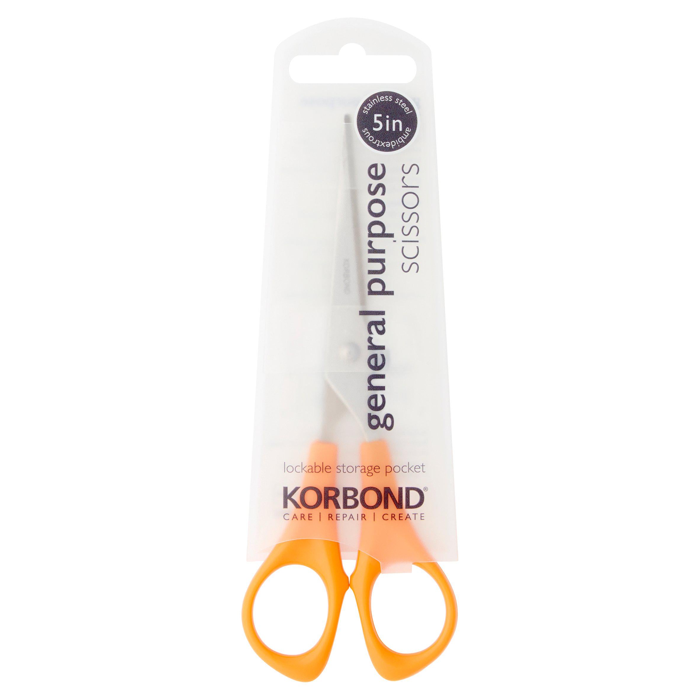 Korbond Care & Repair General Purpose Scissors 5 Inches GOODS Sainsburys   