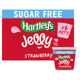 Hartley's No Added Sugar Strawberry Jelly Pot Multipack 6x115g GOODS Sainsburys   