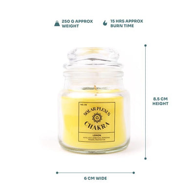 Superdrug Myga Seven Chakra Candles Solar Plexus Soy Wax Candle 250g - Kjøp online hos McGrocer